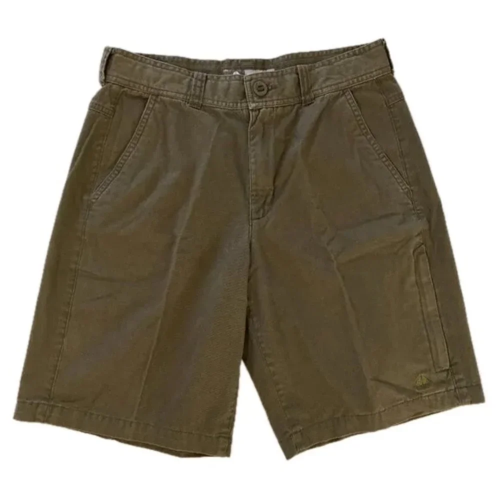 Nike ACG All Conditions Gear Cotton Cargo Shorts Army Green Size 30